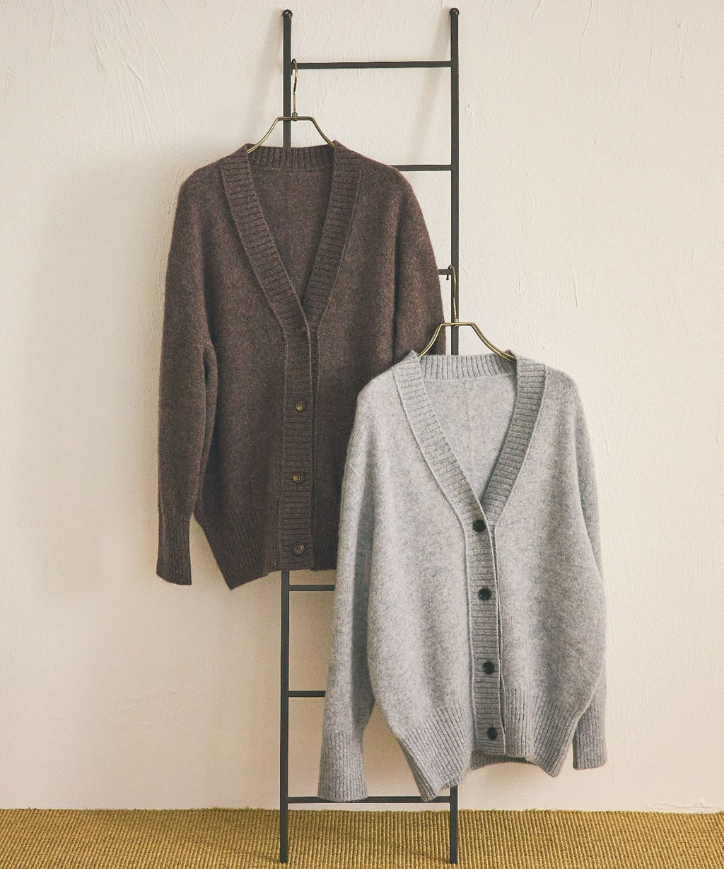 【美品】45rpm ウール × アルパカ ニット カーディガン アルパカニットカーディガン / GRACE CONTINENTAL | GRACE